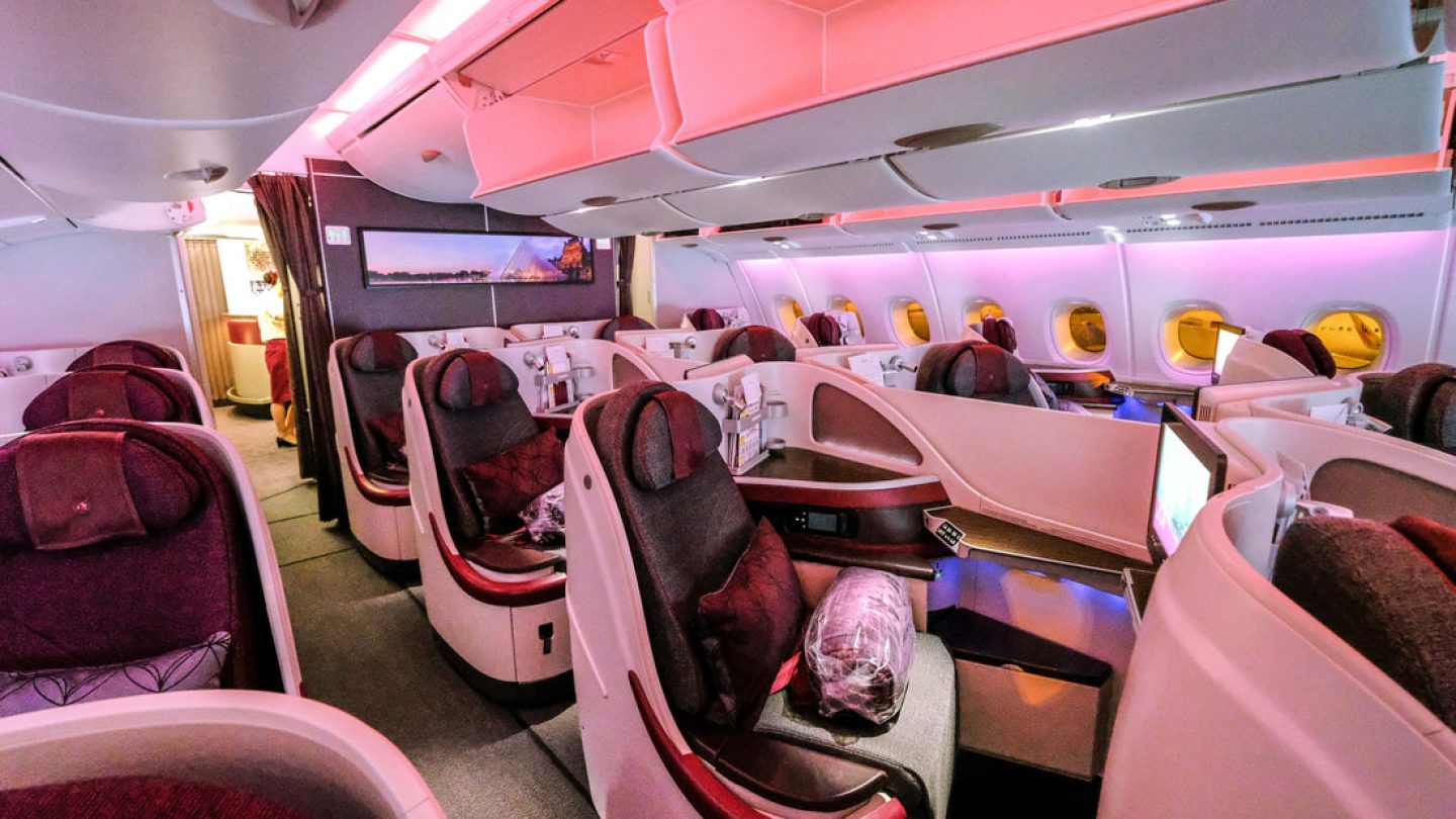 Cheap Business class tickets with Qatar Airways