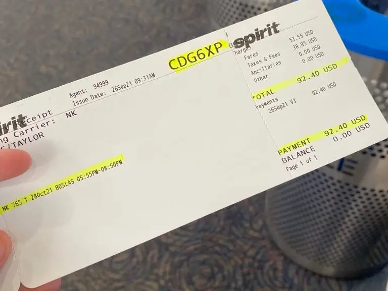 How To Change Name in Spirit Airlines Ticket